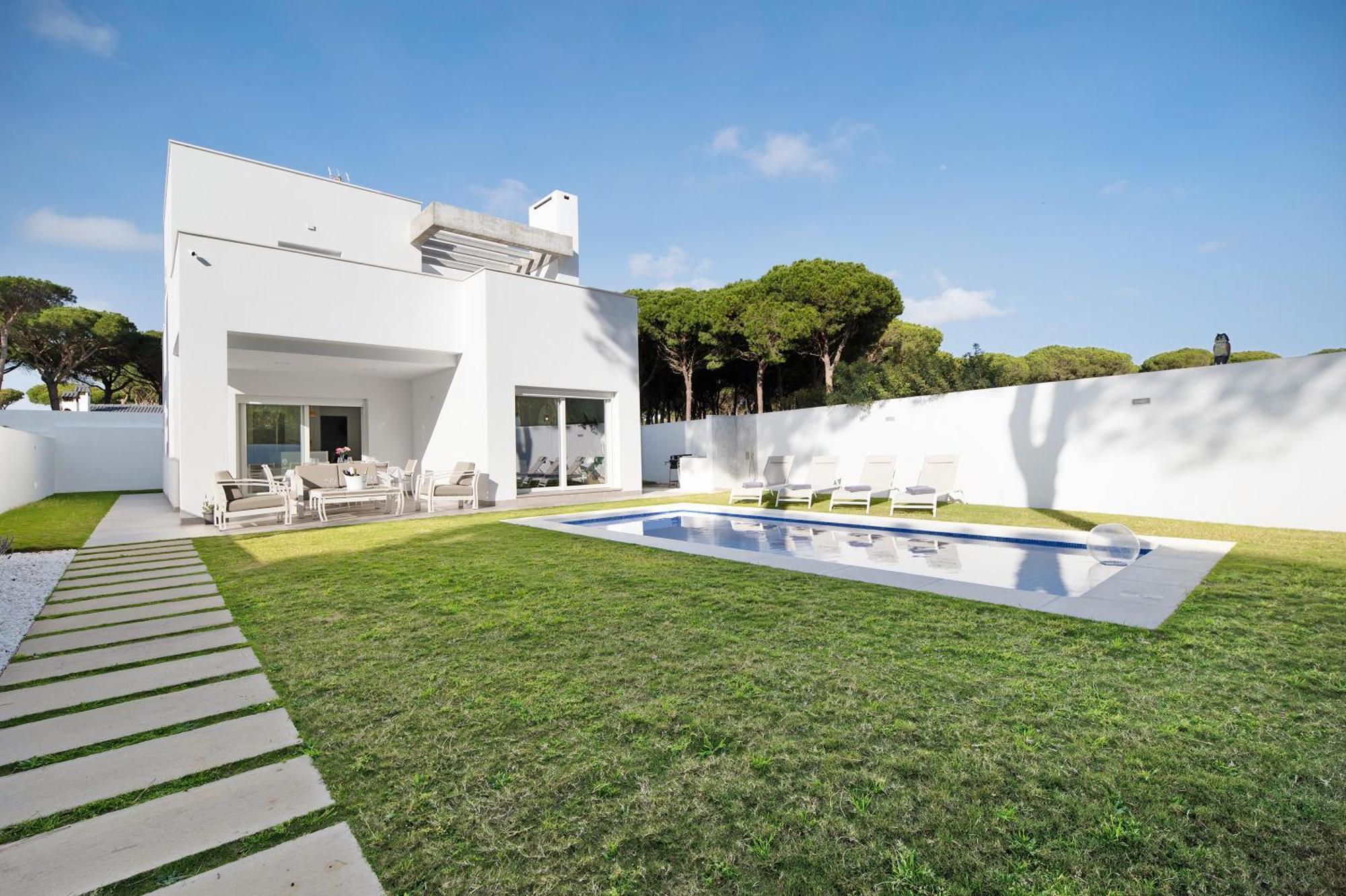 Villa Moderna En Chiclana Chiclana de la Frontera Esterno foto